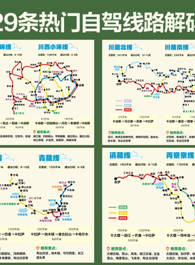 2026中国自驾攻略图第二版墙贴
