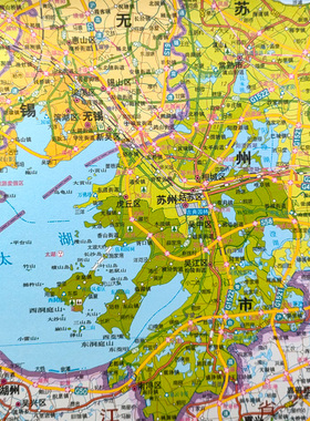 2026新版江苏地图可擦写110*80