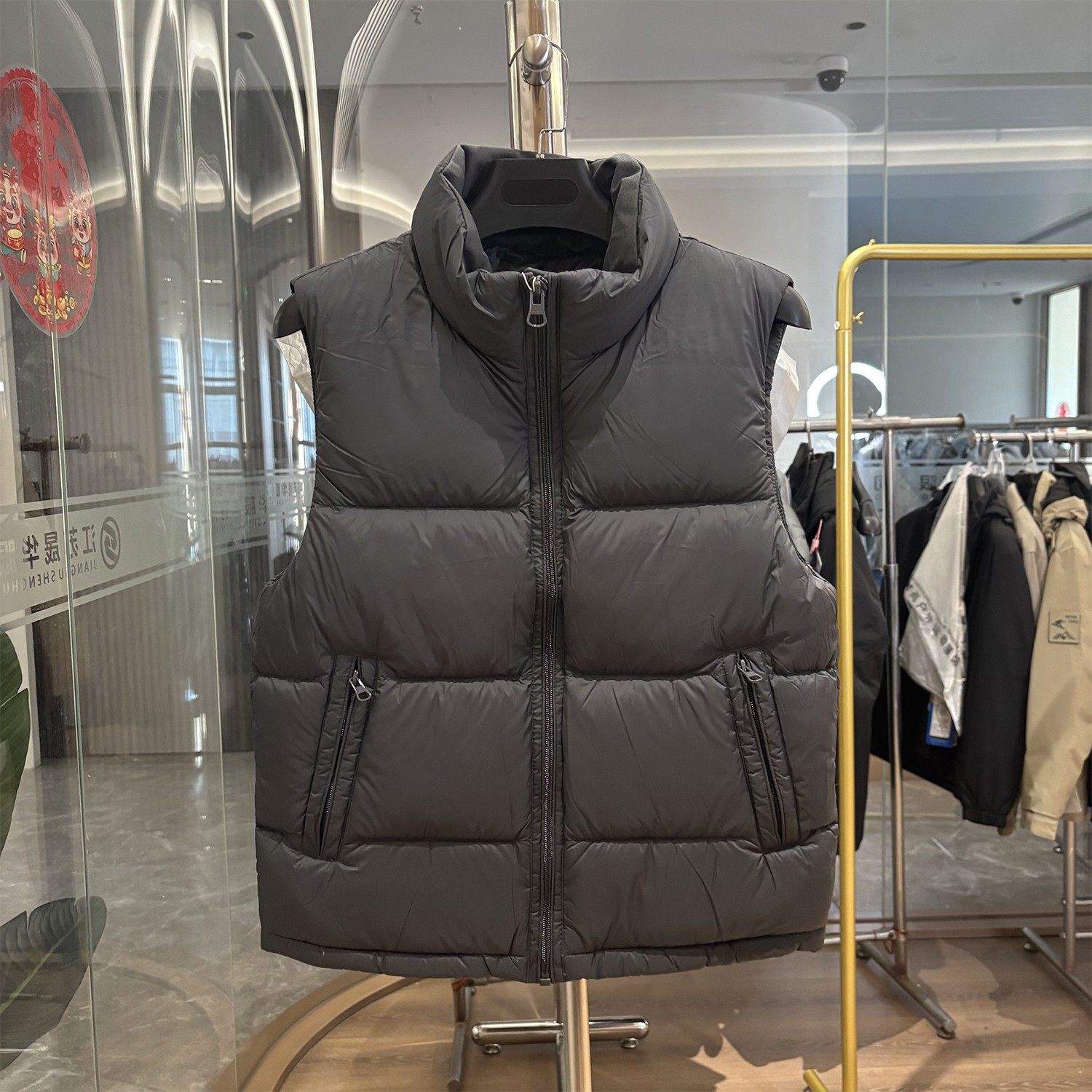 商场单！90鸭绒！高蓬松！冬季加厚时尚休闲立领百搭保暖羽绒马甲,淘宝优惠券,粉丝福利购,淘宝优惠卷