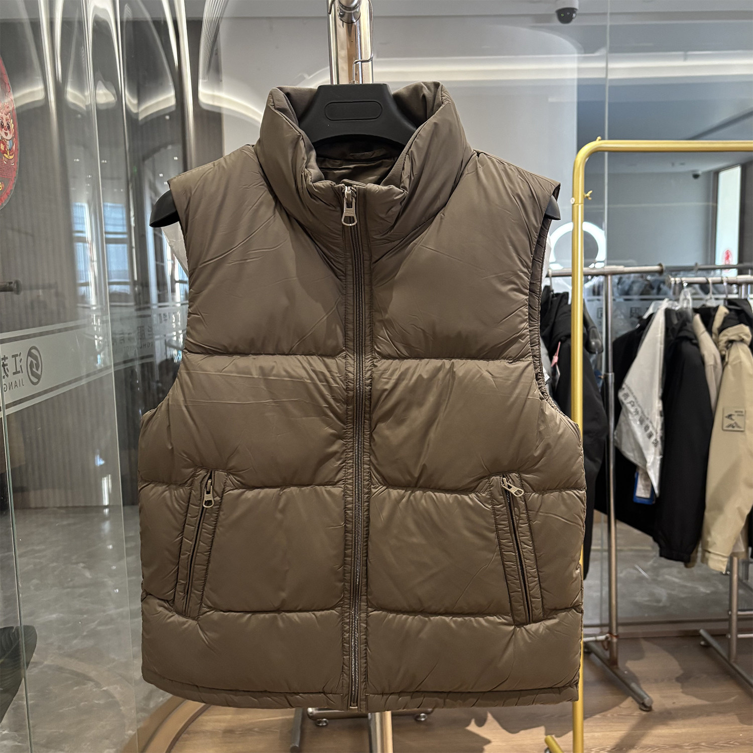 商场单！90鸭绒！高蓬松！冬季加厚时尚休闲立领百搭保暖羽绒马甲,淘宝优惠券,粉丝福利购,淘宝优惠卷
