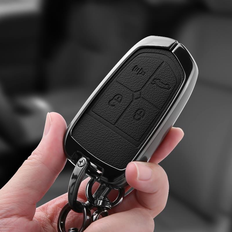 适用新款宝沃bx5钥匙套BX6真皮全包bx7扣BX3改装BXi7汽车保护壳男 - 图0