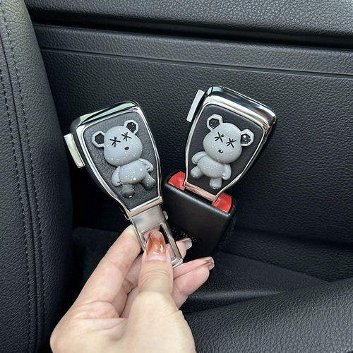 Безопасная вилка для автомобиля с штыком заглубки Симпатичный мультфильм расширенный автомобиль задний разъем