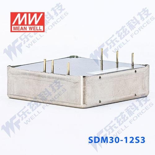 明纬12V变3.3V电源17W SDM30-12S3 9.2-18V转3.3V5A DC-DC输出 - 图3