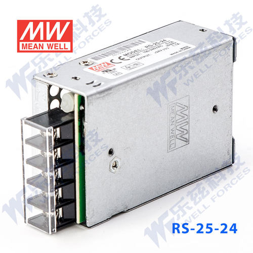明纬 RS-25-24 开关电源220V转24V直流1.1A 台湾品牌 质保三年 - 图3