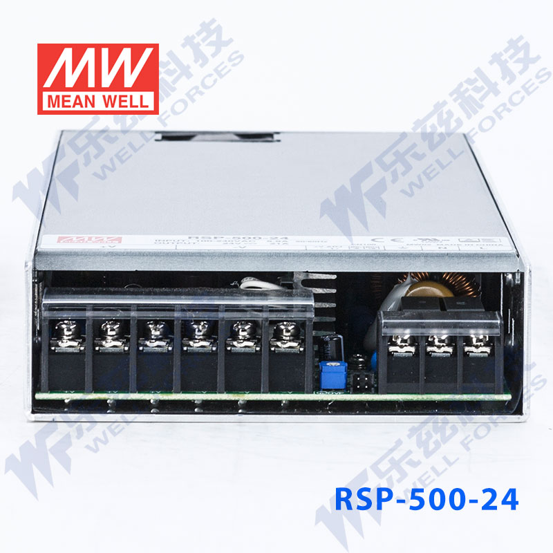 RSP-500-24台湾明纬500W 24V开关电源21A直流PFC稳压DC - 图1