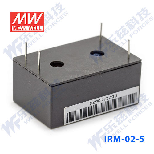明纬5V电源2W IRM-02-5 超小型AC-DC模块电源直流400mA插脚型台湾 - 图3