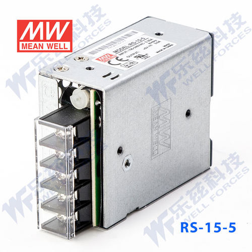 明纬 RS-15-5 开关电源220V转5V直流3A 台湾品牌 质保三年 - 图3
