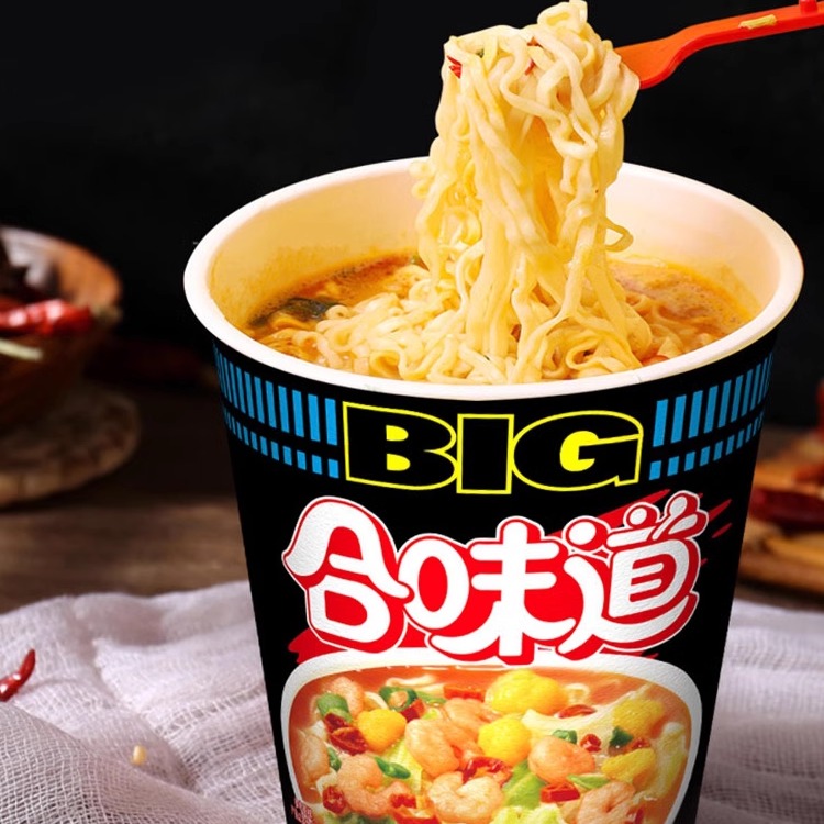 日清合味道杯面大杯big方便面速食免煮即食宿舍食品速食面泡面