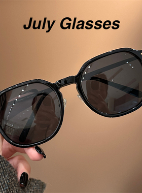 韩版大方框墨镜奶茶色大脸显白素颜神器女偏光防紫外线太阳眼镜潮