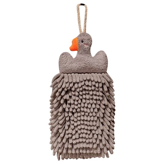 雪尼尔擦手球挂式超强吸水加厚擦手巾儿童抹手毛巾可爱卫生间厨房