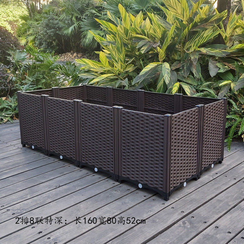 露台户外庭院种植箱 宽80cm高52cm 大棵树木种菜盆养宠物龟盆,淘宝优惠券,粉丝福利购,淘宝优惠卷