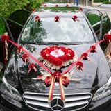Украшение свадебного автомобиля, передний цветок, основной автомобиль, полный комплект цветочной композиции для свадебного автомобиля, свадебные принадлежности, цветочное оформление автопарка
