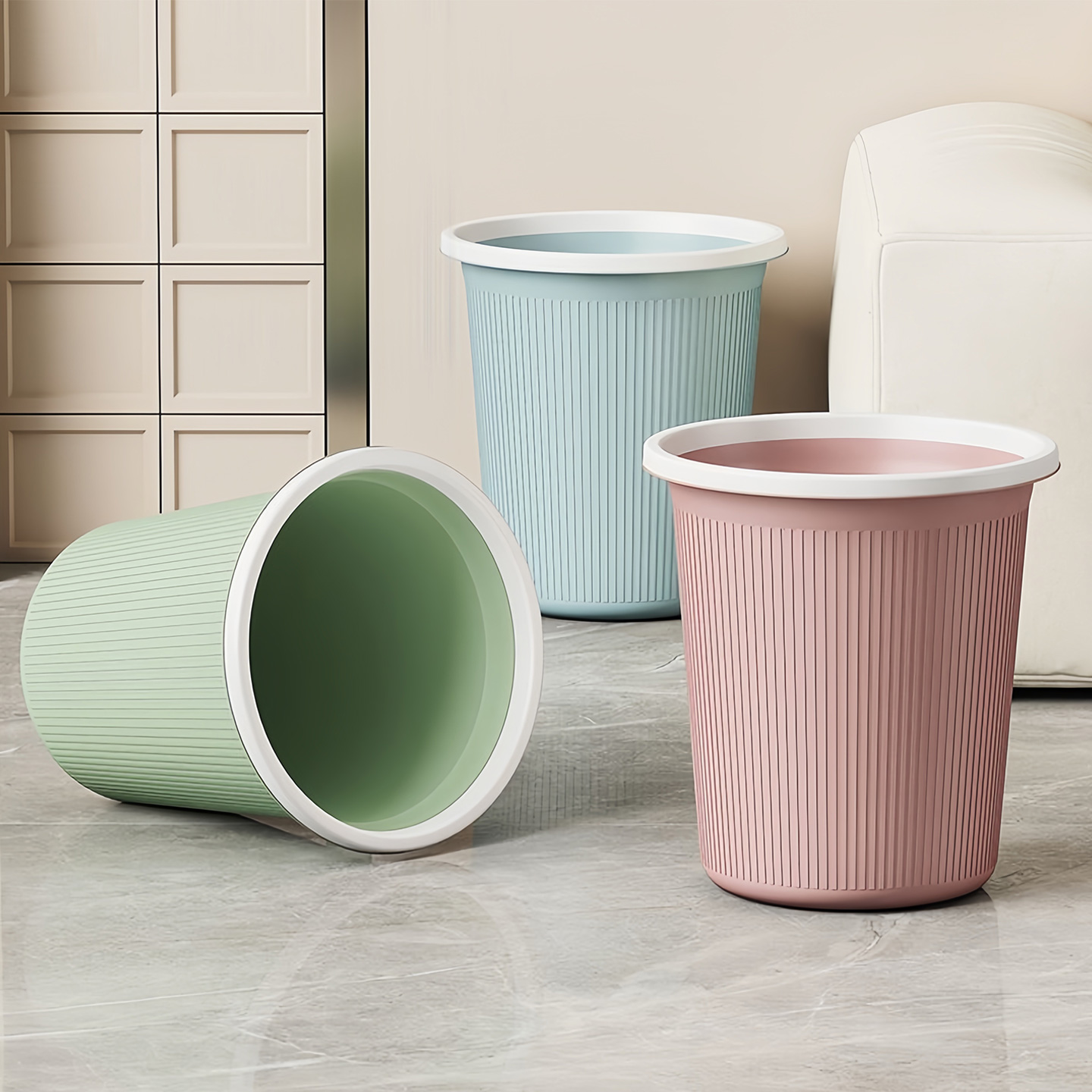 垃圾桶家用2025新款客厅卧室厨房厕所卫生间大容量宿舍办公室纸篓