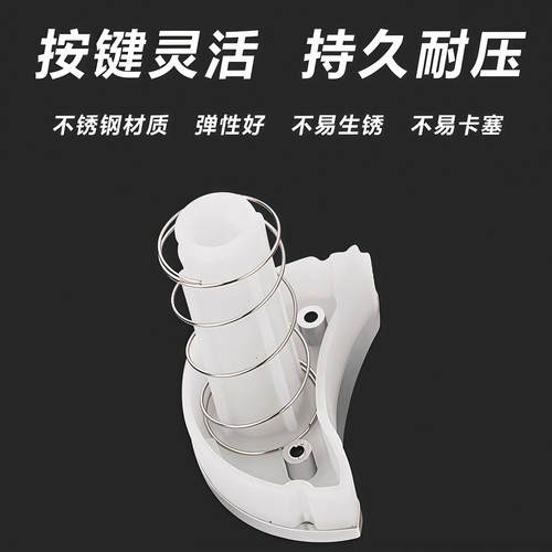 马桶弹簧不锈钢抽水箱厕所回位小压簧坐蹲便器配件冲水盖按钮弹簧 - 图2