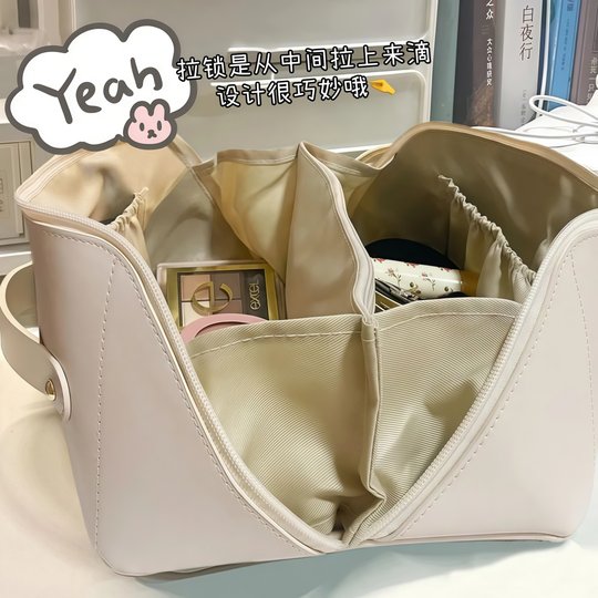 Makeup bag portable and large capacity ins pillow bag