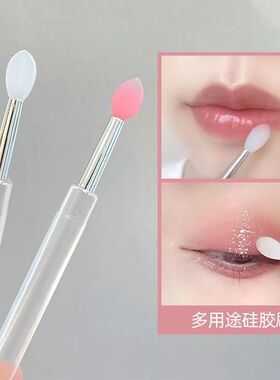 便携式硅胶唇刷防尘多功能