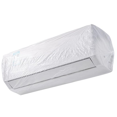 空调防尘罩套松紧口家用电器挂机特大号加大加厚一次性防尘罩透明-图3