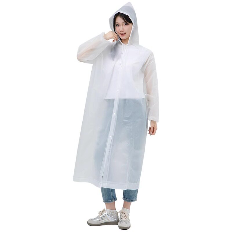 【买一送一】雨衣长款全身防暴雨男女款加厚成人便携式一次性雨披