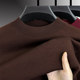 Pullover wool round neck high-end men's cardigan
