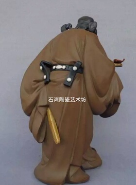 石湾陶瓷公仔中式门厅镇宅
