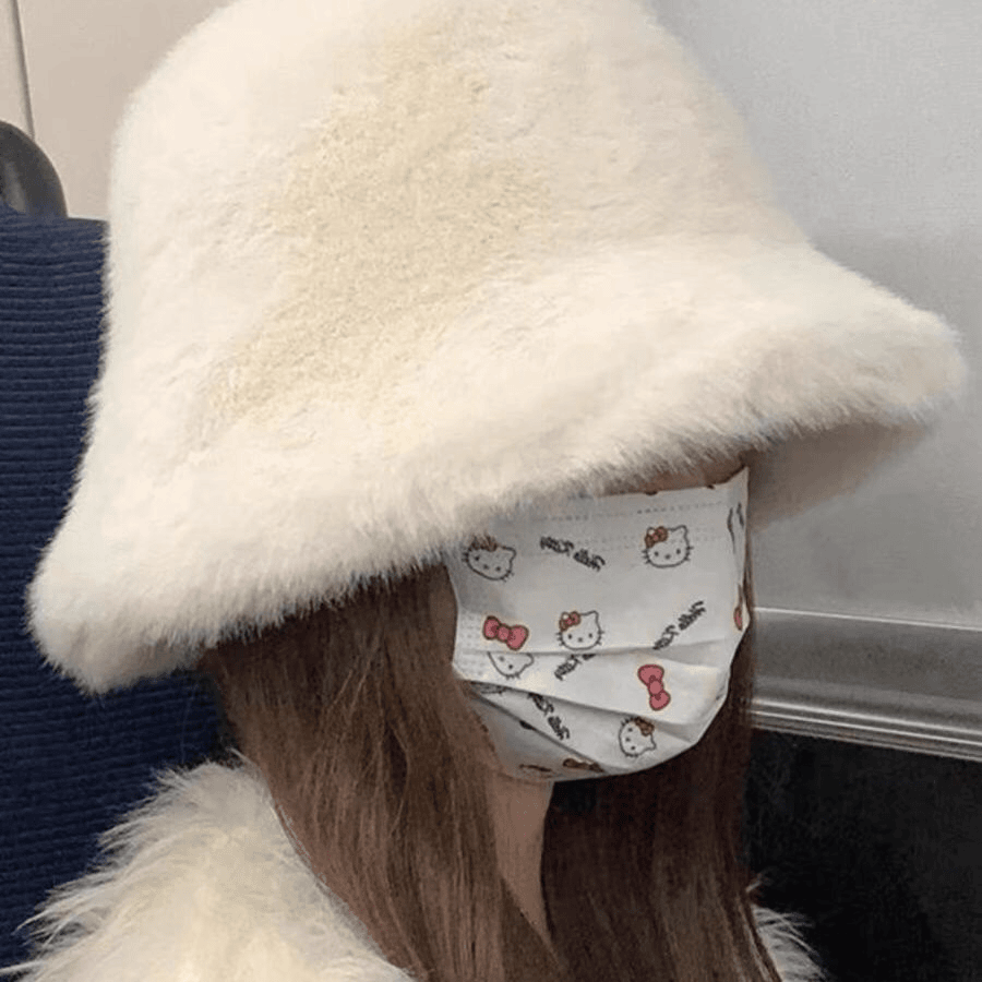 貂绒帽子 奶fufu渔夫帽,淘宝优惠券,粉丝福利购,淘宝优惠卷