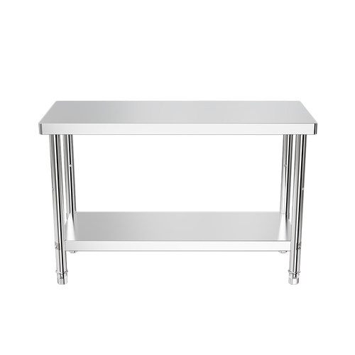 60x60公分70x50厘米120/180x80不锈钢桌子餐馆饭店厨房打荷工作台 - 图3