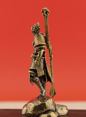 纯黄铜黑神话悟空手办齐天大圣孙悟空摆件游戏周边模型潮玩摆件