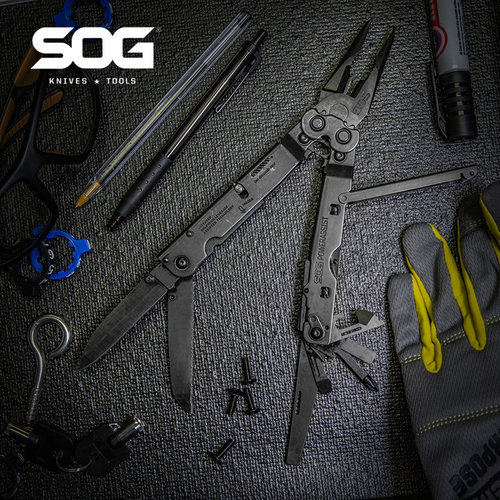 美国SOG B66 S66户外野营多用途组合工具钳EDC户外便携折叠工具 - 图0