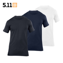 USA 5 11 40016 Three Loaded Tactical Cotton T-shirt 511 Pure men Summer round collar for training