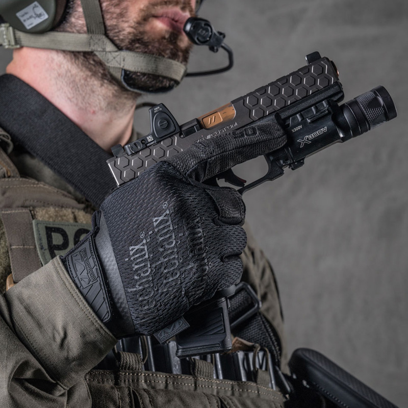 盈通索奇户外专营店美国超级技师Mechanix 全指手套轻薄透气0.5mm高灵敏战术手套wea2