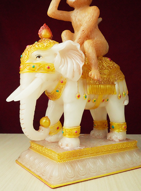 和谐四瑞宝藏式吉祥摆件佛前摆件车载象宝和睦四瑞居家用品树脂