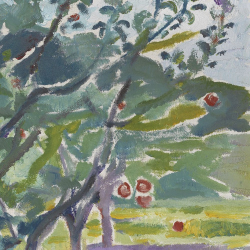 现货 意大利Mondo进口拼图 Edvard Munch 果园的鹅 1000片+相框 - 图2