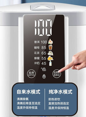 维奥仕电热水瓶烧水保温一体壶5L家用控温分体水箱恒温智能煲开水