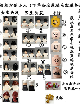 中科院毕业定制积木人仔摆台相框