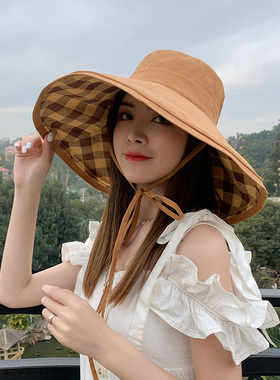 渔夫帽子女遮阳防晒帽太阳