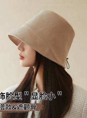 韩版ins风水桶帽女2024新