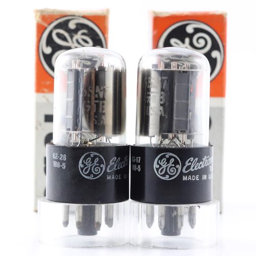 精选配对美国GE/RCA 6SN7/6N8P/5692/6H8C/CV181带D环6sn7电子管 - 图2