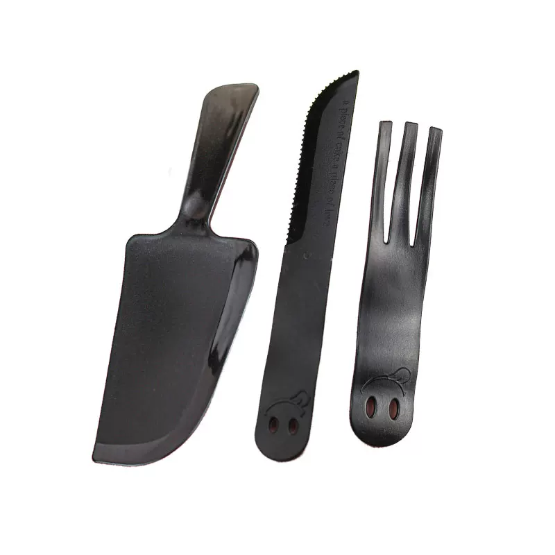 Disposable spoon, plastic pack for ice cream, mousse, increased thickness