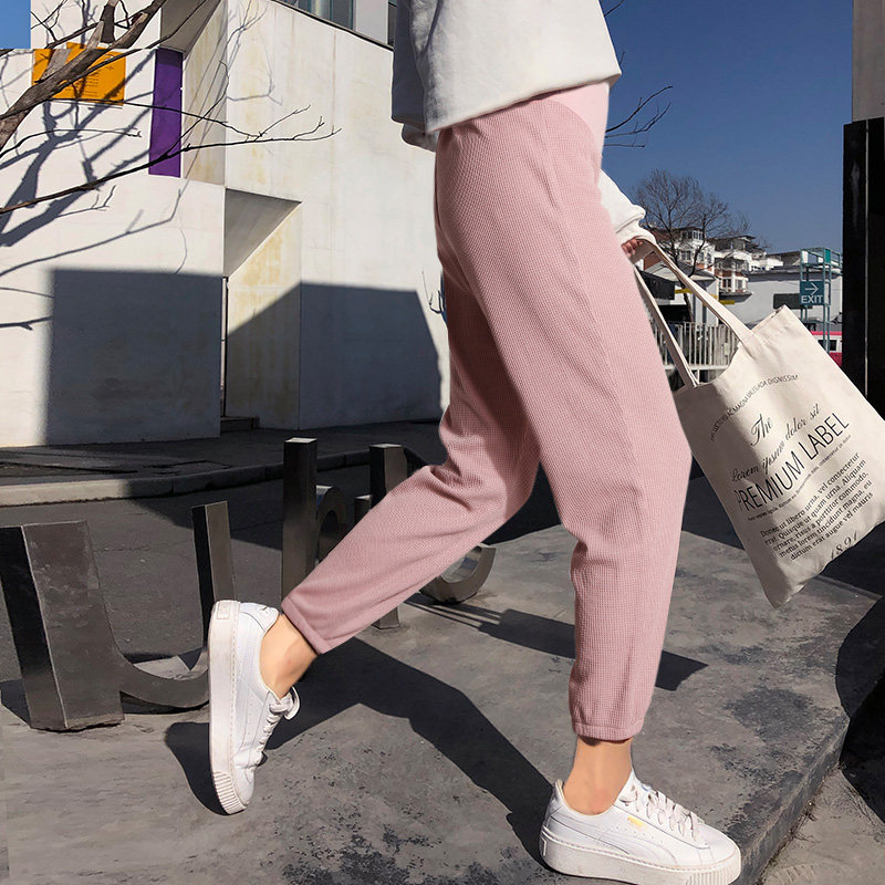 孕妇裤子春秋款阔腿裤秋冬款打底裤 悦叙孕妇打底裤