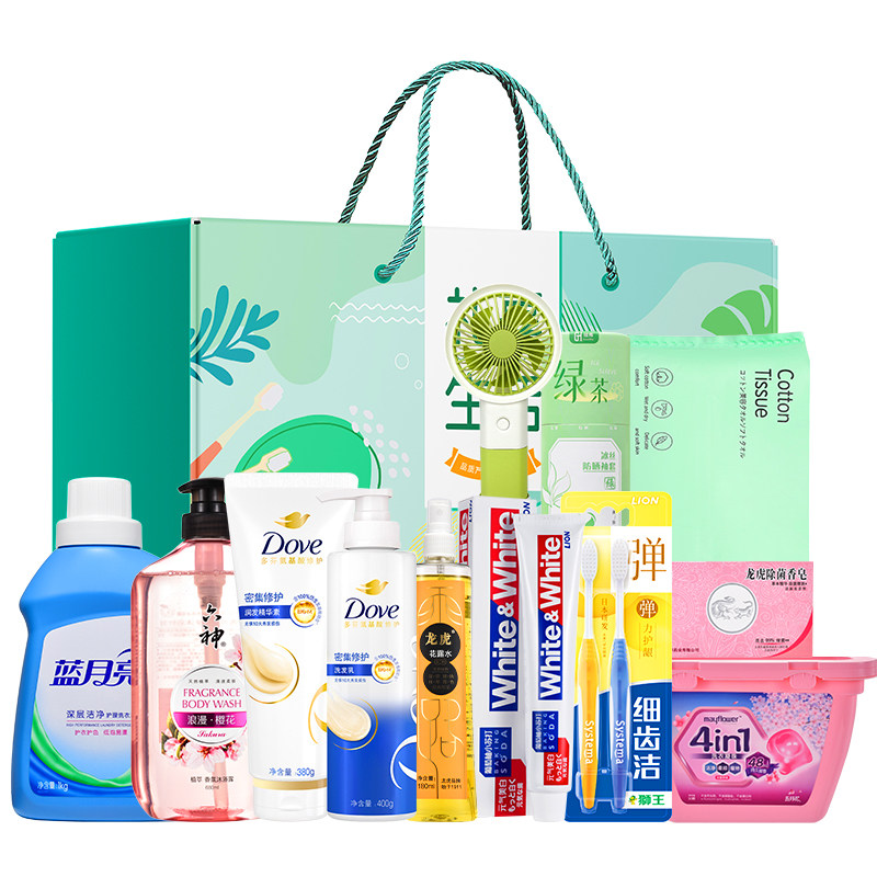 龙虎防暑降温套装高温慰问礼盒送清凉礼包员工福利夏令工会用品