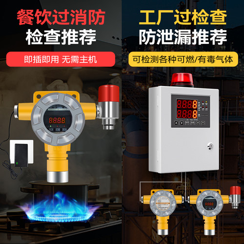 工业防爆可燃气体探测报警器甲烷氧气天然气油漆房浓度泄漏检测仪 - 图2