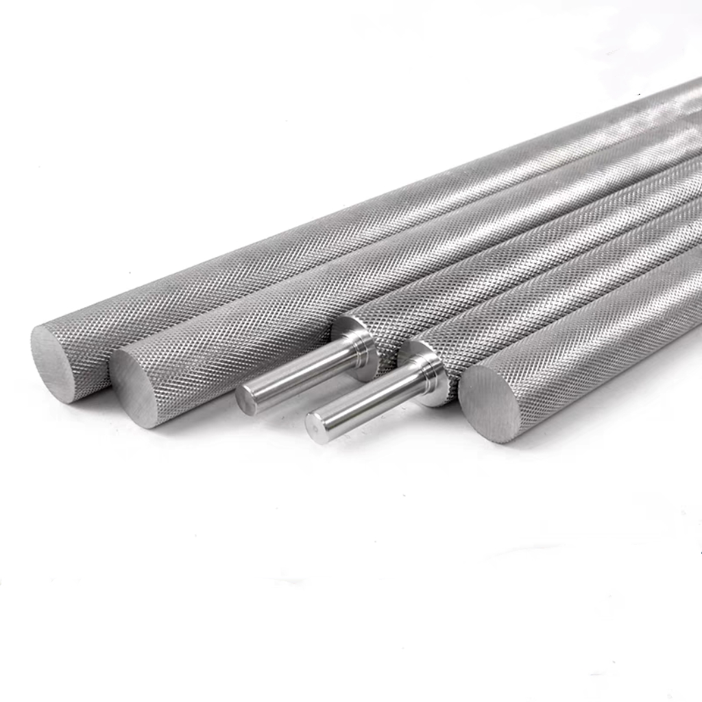 304不锈钢滚花棒316L网纹直纹棒303压花圆钢数控零切非标定制加工 - 图2