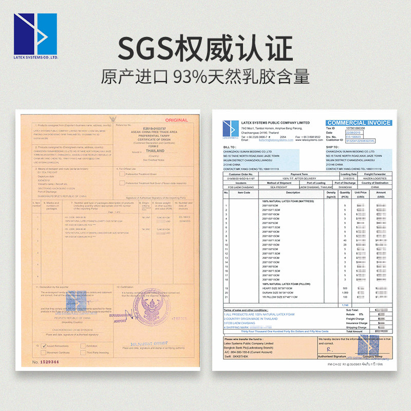 LATEX SYSTEMS大枕面乳胶枕头新品 泰国进口颈椎天然乳胶枕记忆枕,淘宝优惠券,粉丝福利购,淘宝优惠卷