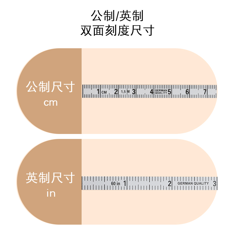 自动伸缩卷尺量三围量尺迷你小型尺子量体尺腰围胸围尺量衣尺米尺-图3