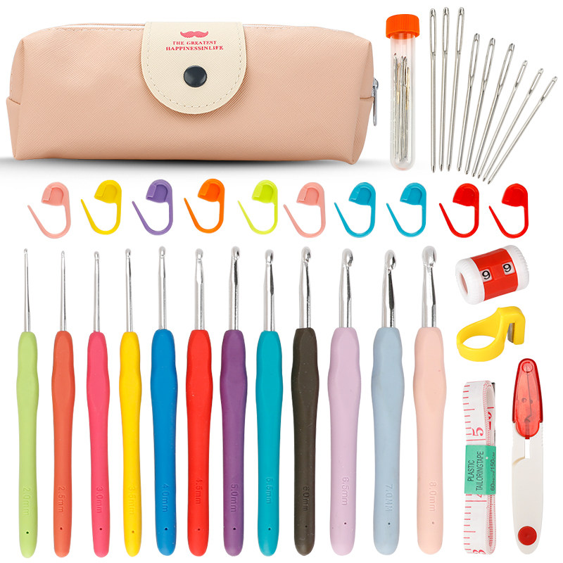 钩针工具套装新手入门编织毛线针包包玩偶宝宝鞋帽子勾针送教程,淘宝优惠券,粉丝福利购,淘宝优惠卷