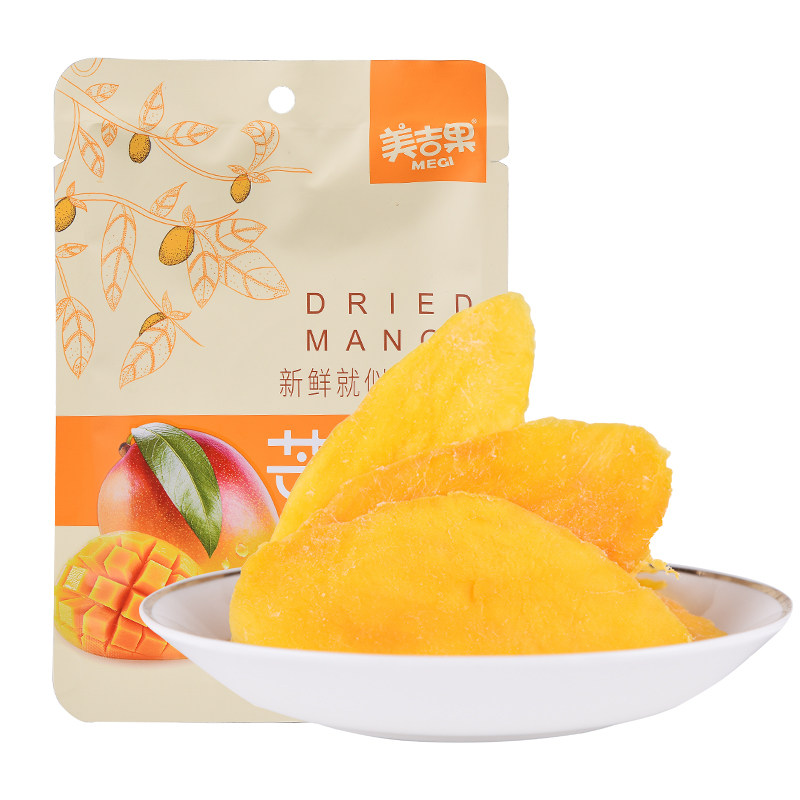 美吉果30g*5袋装芒果片品芒果干 美吉果食品芒果干