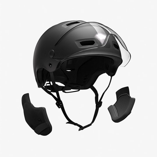 Decathlon City Cycling Helmet Men and Women Bicycle Helmet Integrated Road Bike Mountain Hard Helmet CBH580