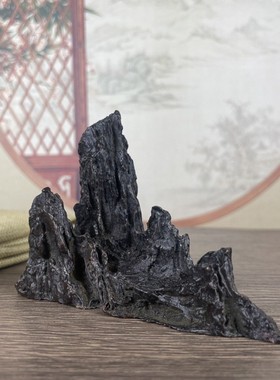 2026仿古实心山型摆件山峰笔架桌面装饰摆件家居书房文房摆设