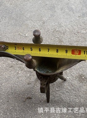 2026爵杯仿古酒杯摆件礼品复古酒樽白酒杯道具三足酒杯