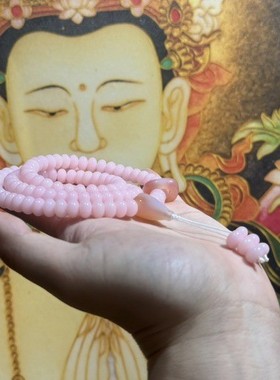 2026樱花粉菩提手串多圈菩提子手链项链长款流苏跑环文玩手持古风